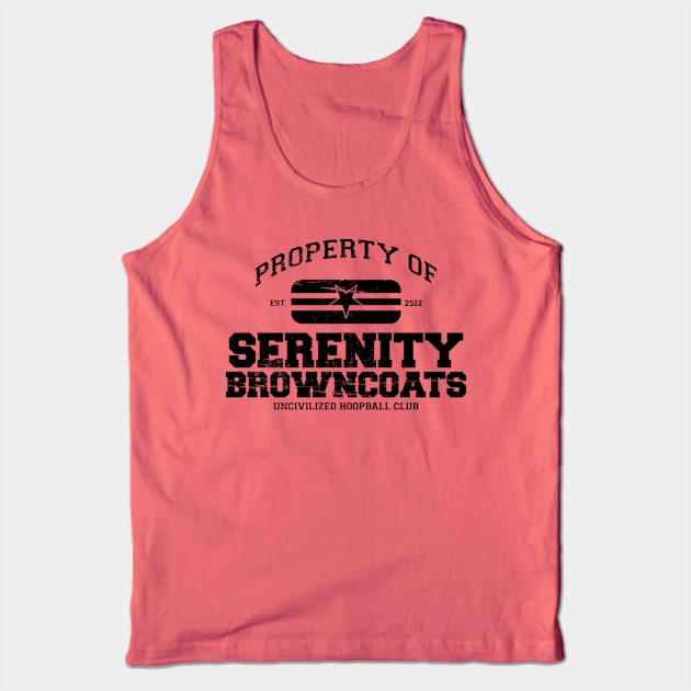 Fantasy Athletics: Serenity Browncoats Tank Top by JMDCO